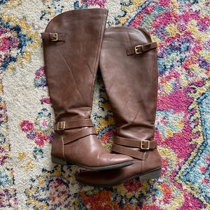 Material Girl Riding Boots